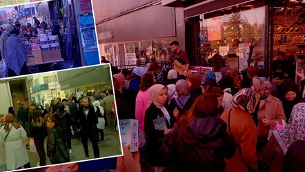 İndirimi duyan oraya koştu! Ucuz çay bardağı izdihama neden oldu - dunya