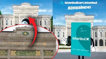 İstanbulkart reklamında skandal! Tarihi kapıdan tuğra ve ayetler silindi - gundem
