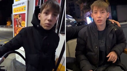 Adana'da akaryakıt istasyonunda 