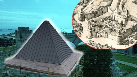 Kaybolan parça tamamlandı! Tarihi Yedikule Hisarı'nın ilk külahı takıldı - kultur-sanat