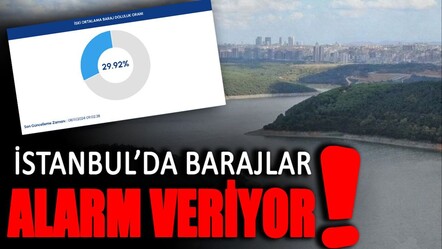 İstanbul'un kaç günlük suyu kaldı? Barajlarda su seviyesi 30'un altına düştü  - haberler