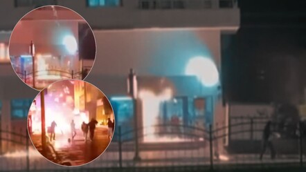 Hain PKK'lılar vatandaşlar alışveriş yaparken markete saldırdı! Şehrin birçok noktası saldırıya uğradı - yasam