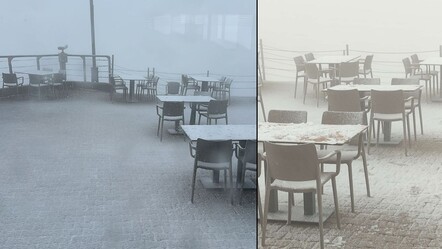 Antalya'da lapa lapa kar yağdı! Etraf beyaza büründü - haberler