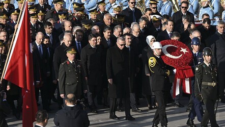 Cumhurbaşkanı Recep Tayyip Erdoğan ve devlet erkanı Anıtkabir'de! Erdoğan'dan önemli mesaj - gundem