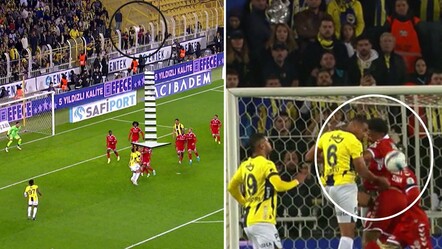 Fenerbahçe'nin golünden önce el var mı? Geceye damga vuran pozisyon için net yorum: Rain Ball - spor