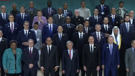 Cumhurbaşkanı Erdoğan Bakü'deki COP29'da aile fotoğrafına katıldı - gundem