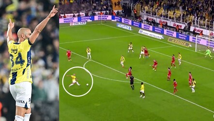 Fenerbahçe'nin yıldızı Amrabat Sivasspor'a attığı golle tarihe geçti! Beckham'ı solladı - spor