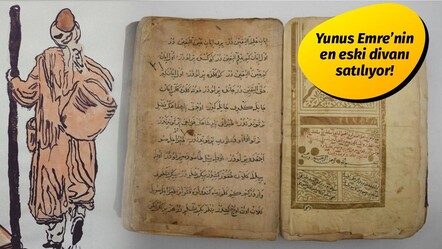 En eski Yunus Emre Divanı satışta! Vakıf malı Karaman nüshasının fiyatı dudak uçuklattı - kultur-sanat