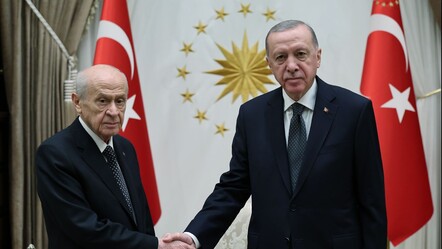 Erdoğan, MHP lideri Bahçeli ile Külliye'de görüştü - gundem