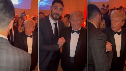 Trump FETÖ'cülerle sıkı fıkı! Gülen'in manevi oğlu Enes Kanter ile samimi pozlar verdi - haberler