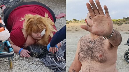 ATV ile dirft atan turistler, gazetecilere saldırdı - gundem