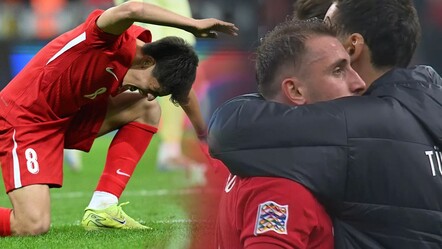 Son düdükle göz yaşlarını tutamadılar! Kerem ve Arda'nın duygusal anları - spor