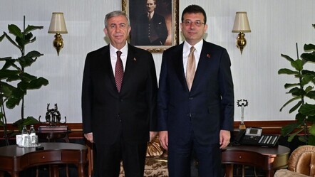 Ekrem İmamoğlu, Mansur Yavaş'ı ziyaret etti - gundem