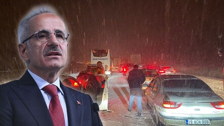 Bakan Uraloğlu 'teyakkuzdayız' diyerek uyardı! Yoğun kar yağışı Anadolu'da trafiği felç etti - gundem