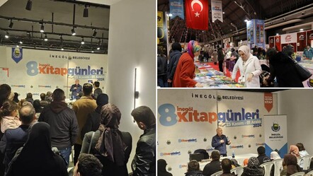 İnegöl Kitap Fuarı sanayi şehrinde kültür rüzgarı estirdi! Ahmet Şimşirgil'in konferansı alana sığmadı - yasam
