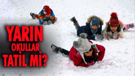 Yarın okullar tatil mi? 27 Kasım Çarşamba kar tatili haberleri  - haberler