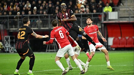 1 puan az oldu Aslan'ım! Galatasaray Az Alkmaar deplasmanında galibiyeti kaçırdı: 1-1 - spor