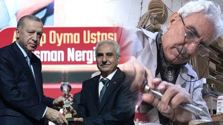 Ahşabı inci gibi işliyor! Oymacılığı yaşatan Osman Nergiz: Mezara kadar burada olacağım - Yaşam