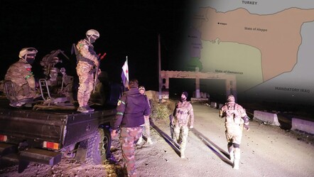 Fransızların 1922'de hazırladığı Suriye haritası olay oldu! Ülkenin eyaletlere bölünmüş hali dikkat çekti - gundem