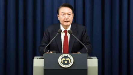 Güney Kore'de 6 saatlik siyasi kaos! Cumhurbaşkanı Yoon için istifa önergesi - gundem