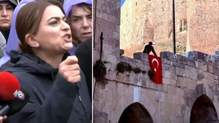 Halep Kalesi'ne asılan Türk bayrağı DEM Partili  Gülistan Kılıç Koçyiğit'i rahatsız etti! Skandal ifadeler - politika