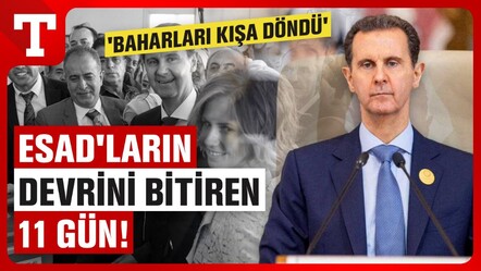 13 yıllık savaş 11 günde bitti! Şam düştü Esad kaçtı - gundem