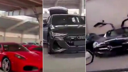 Suriye'de savaş ve sefaletin altındaki lüks: Esad'ın garajındaki son model araçlar görüntülendi - dunya