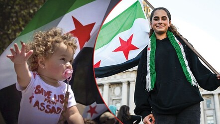 Bebekliğinden beri Esad'ı protesto eden Noor Kabakibo ABD'de muhaliflerin zaferini kutladı - dunya