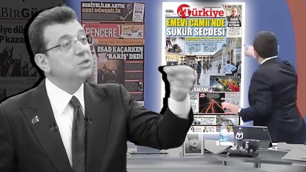 Türkiye gazetesinin 'Şükür Secdesi' manşeti Ekrem İmamoğlu'nu rahatsız etti! Canlı yayındaki sözlerine büyük tepki - gundem
