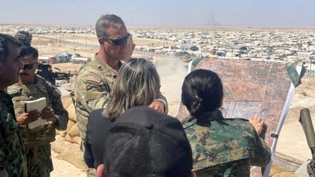 CENTCOM Komutanı Kurilla Suriye'de terör örgütü PKK/YPG'yi ziyaret etti! - dunya