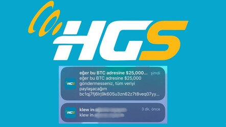 HGS uygulaması hacklendi mi? Klew ne demek? Klew nedir? ''Eğer bu BTC adresine 25 bin dolar göndermezseniz'' bildirimi - haberler