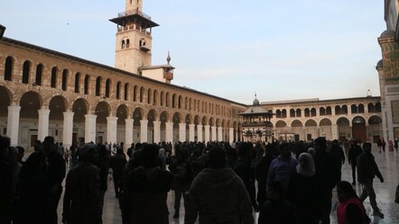 İşte son hali! Şam'da Emevi Camii'ne ziyaretçi akını devam ediyor - kultur-sanat