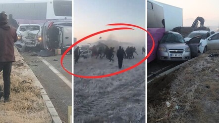 Van'da zincirleme trafik kazası: 1 kişi hayatını kaybetti, 51 kişi yaralandı - gundem