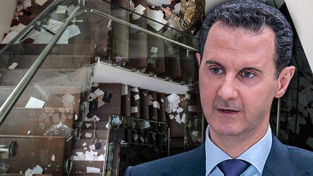 Belgeler etrafa saçılmış! Devrik liderin Esad'ın yaşadığı lüks evde dikkat çeken kareler - gundem