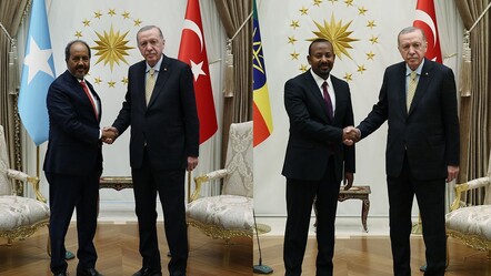 Cumhurbaşkanı Erdoğan Somali ve Etiyopya liderlerini kabul etti - dunya