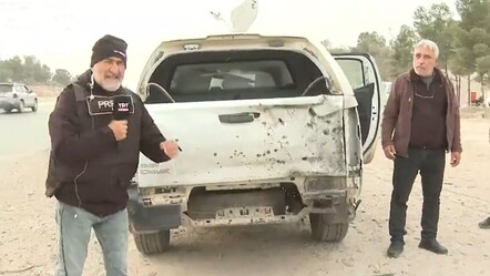 Terör örgütü PKK, Suriye'de TRT Haber ekibinin aracını vurdu - dunya
