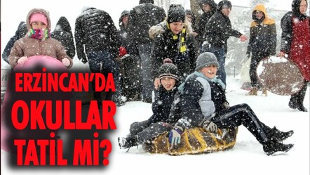 Erzincan'da okullar tatil mi? Gözler Erzincan Valiliği'ne çevrildi  - haberler