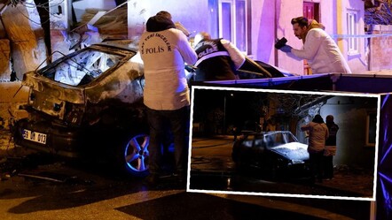 Edirne'de duvara çarpan araba alev aldı! 4 kişi yanarak can verdi - gundem