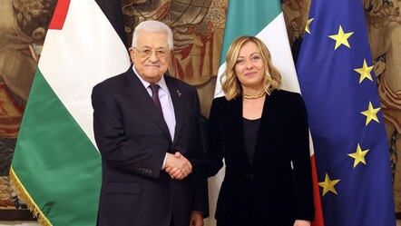 İtalya'da Filistin için özel oturum! İtalya Başbakanı Meloni Mahmud Abbas ile görüştü - gundem