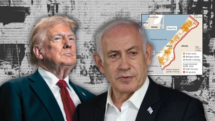 Donald Trump, Netanyahu ile