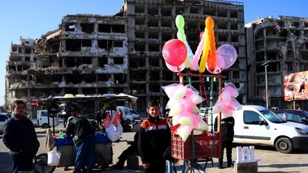 Humus'ta 'yeniden inşa' heyecanı!