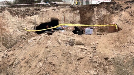 İnşaat temeli kazısında çıkan mezar hayrete düşürdü - kultur-sanat