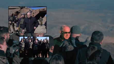 Netanyahu İsrail işgali altındaki Suriye'den video paylaştı! Hermon Dağı'nda Şam hazırlığı - dunya