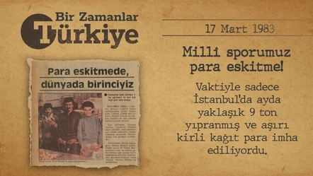 BİR ZAMANLAR TÜRKİYE — Millî sporumuz para eskitme! (17 Mart 1983) - Gündem