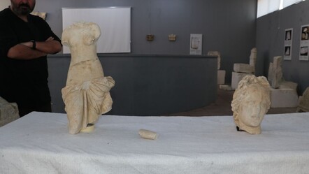 Afrodit heykeli ortaya çıktı! Kastamonu'daki Pompeiopolis Antik Şehri'nde tarihi keşif - kultur-sanat