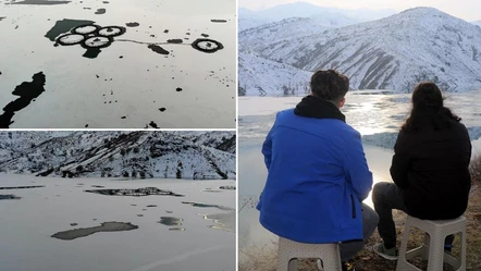 Sibirya değil Türkiye! Termometreler eksi 15 dereceyi gösterdi, göller buz tuttu - Yaşam