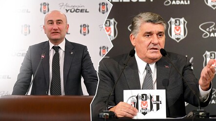 Beşiktaş'ta başkan adayları Hüseyin Yücel ve Serdal Adalı listelerini teslim etti - haberler