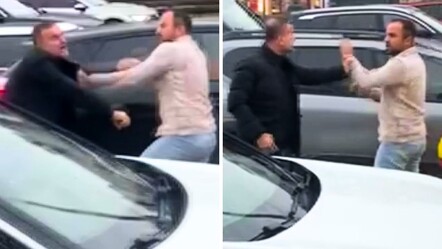 Sözde boksörlerin ilginç kavgası! Yumrukları havada kaldı - gundem