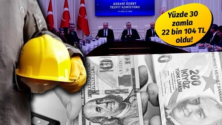 22 bin 104 TL olan asgari ücret dolar bazında arttı mı? İşte yıllara göre değişim - ekonomi