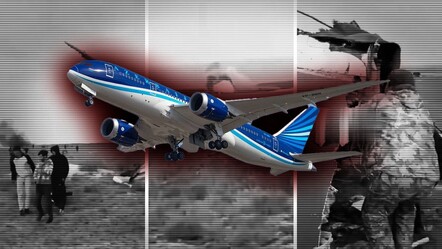 Azerbaycan Havayolları'na ait yolcu uçağı Kazakistan Aktau'ya düştü! 38 kişi öldü - dunya